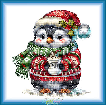 Penguin With His Chocolate
